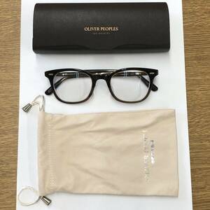 ☆OLIVER PEOPLES オリバーピープルズ Aaric WSTN ウェリントンシェイプ セルフレーム 度入り 眼鏡 50□22-145 メガネ !