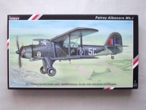 ◯ SPECIAL HOBBY スペシャルホビー／ フェアリー アルバコア Mk.1　(1/48)