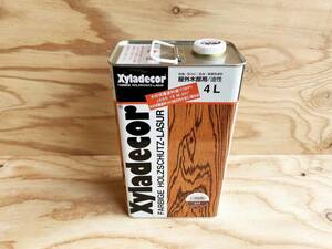 【 新品 未使用 】キシラデコール 111ウォルナット ４L 木材保護塗料 Xyladecor 送料無料