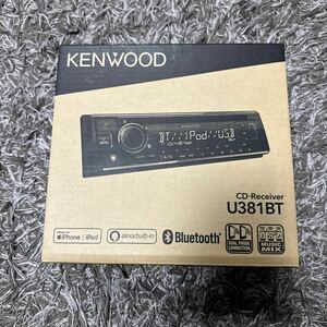 新品未使用品 ケンウッド(KENWOOD) カーオーディオ 1DIN 【U381BT】 自動車 Bluetooth アレクサ対応