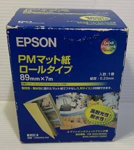 即決.送料510円 PMマット紙ロールタイプ89mmx7mm EPSON:K89ROLPM