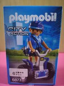 即決！新品 PLAYMOBIL 6877 バランスレーサーと女性警察官 プレイモービル　同梱発送可能！