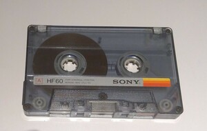 USED/80年代年当時物 SONY HF ノーマルテープ 60分 TYPE I (NORMAL) POSITION ソニー カセットテープ ミュージックテープ アナログ