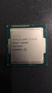 CPU インテル Intel Core I7-4790 プロセッサー 中古 動作未確認 ジャンク品 - A398
