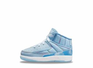 J Balvin Nike TD Air Jordan 2 Retro SP "Celestine Blue/White/Multi Color" 14cm DQ7692-419