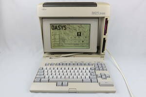 【中古品】富士通　FUJITSU　日本語ワープロ　OASYS　30-AX401　付属品いろいろ