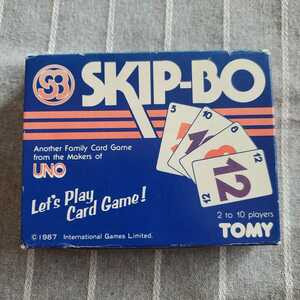 【激レア】 TOMY SKIP-BO ／ 1987 カードゲーム トランプ UNO 