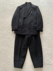 Yohji Yamamoto pour homme sizeJK:M PANTS:S ブラック セットアップ スーツ メンズ ヨウジヤマモトプールオム ジャケット スラックス
