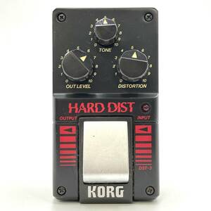 ジャンク『KORG HARD DIST DST-3 ディストーション』コルグ エフェクター ハーディスト 楽器 器材 音響機器 動作未確認 現状品 D-4722