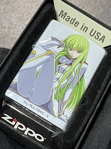 zippo コードギアス C.C. 5面デザイン アニメ フルカラー 希少モデル 2022年製 ② CODE GEASS 反逆のルルーシュ ケース 保証書付き