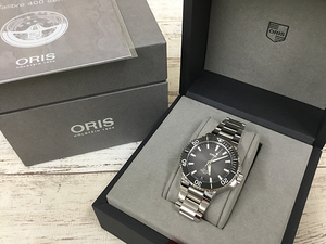 160AH ORIS アクイス デイト キャリパー オリス 01 400 7769 4154 時計 機械式 (自動巻き)【中古】