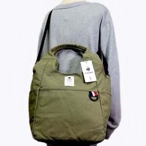 ★ルコック le coq sportif 新品 ポケットいっぱい 2WAY スウェット ショルダーバッグ トート バッグ 鞄 BAG [36207-021]一 六★QWER■