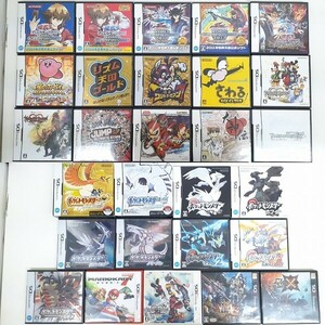 Z262-N30-2015 DS 3DS ソフト まとめ 遊戯王 モンハン 大神伝 キングダムハーツ ポケモン など 箱説ありソフト 28点 現状品③