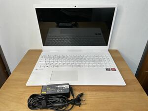 ●NEC LAVIE ラビィ 15.6型 ノートPC AMD RYZEN 5 2.1GHz メモリ 8GB N1555/c SSD 256GB RADEON WEBカメラ有 パソコン ホワイト