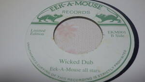 7inch reissue Eek-A-Mouse Wicked Shall Not Reign ex reggae レゲエ roots ルーツ vintage レコード dj dub ダブ 再発 リイシュー