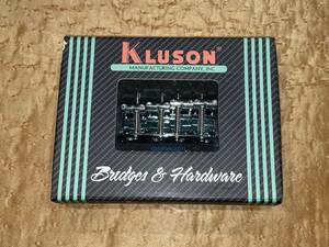 新品Kluson KVBB70C Chrome Vintage Bridge 70s Fender Precision & Jazz Bass クルーソン フェンダー プレべ ジャズ ベースStyle ブリッジ