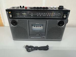 動作確認済　SANYO 三洋電機 サンヨー FM/AM ラジオ ラジカセ カセットレコーダー MR9500 レトロ アンティーク
