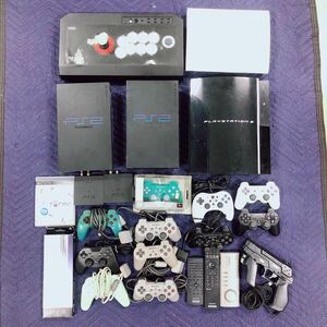 ソニー プレイステーション 本体 周辺機器 セット まとめ売り PS2 PS3 デュアルショック コントローラー トルネ SONY プレステ アーケード