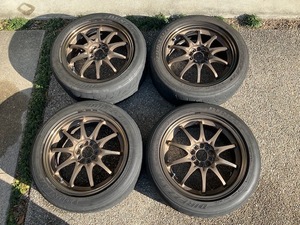 レイズ ボルクレーシング CE28 ブロンズ 16x7.0 48 PCD100 5穴 DIREZZA ZⅢ ディレッツァ 205/50R16 4本セット インプレッサ GC8