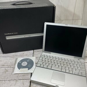 ∞OG∞ PowerBook G4 12インチ ジャンク品 箱付き A1010 アップル Appel PC パソコン ノートパソコン 中古 Mac マック ∞T-231091