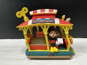 レトロ ディズニー ジョリートロリー フリクション Vintage Disneyland Toontown Jolly Trolley Mickey & Minnie