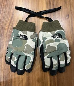 【送料無料】希少 ノースフェイス スノーグローブ カモフラージュLサイズ NN61311手袋 Glove