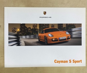 ポルシェ ケイマンS スポーツ (987型) 米国版カタログ 27ページ Cayman S Sport