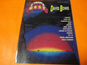 輸入楽譜　The New Best of David Bowie　ピアノ　ボーカル　ギター　デヴィッド・ボウイ　
