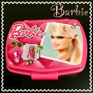 Barbie バービー　ランチボックス　サンドイッチボックス　小物入れ　新品未使用保管品　正規品