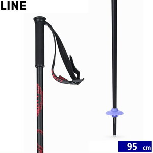 スキーポール 24 LINE TAC カラー:MAROON[95cm] ライン タック スキー ストック 23-24 日本正規品