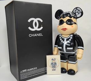 中古品 BE＠RBRICK ベアブリック CHANEL 1000%