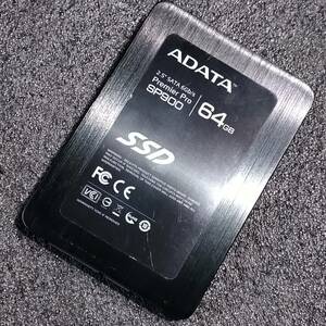 【中古】ADATA ASP900S3-64GM [64GB SATA 2.5インチ SSD MLC 7mm厚] 