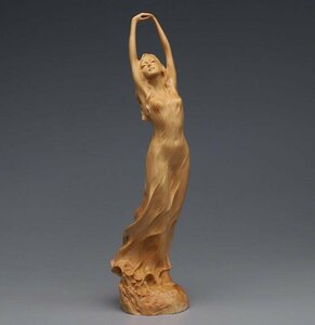 木彫 置物 裸女像 美人像 女性像
