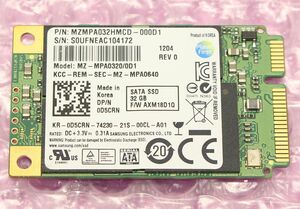 SAMSUNG mSATA SSD 32GB / MZ-MPA0320/0D1 