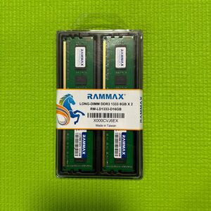 PCメモリー　RAMMAX LONG-DIMMPC DDR3 1333 8G×2