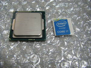 CPUラベル付　完全動作品　Corei7-4790 Haswell　Refresh