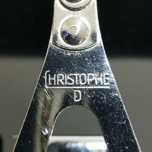 CHRISTOPHE #01 鉄メッキ トークリップ 刻印 MADE IN FRANCE / New Old Stock (NOS) 競輪 ピスト フランス　ランドナー