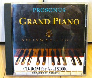 希少PROSONUS サンプリングCD-ROM AKAI S1000 GRAND PIANO スタインウェイ グランドピアノ クリプトン シンセサイザー Compatible Samplers