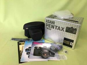 ASAHI PENTAX ESⅡ 50mm f/1.4付き ブラックの元箱（空き箱） 新品