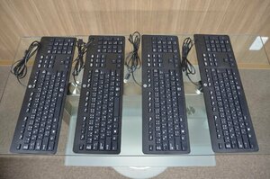 HP KU-1469 USBキーボード 中古品×4枚　　　（112）