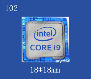 即決102【 CORE i9 】エンブレムシール追加同梱発送OK■ 条件付き送料無料 未使用