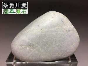 糸魚川市 翡翠(ヒスイ)原石　緑系 ★529g★ 40