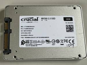 CRUCIAL SSD 250GB【動作確認済み】1509