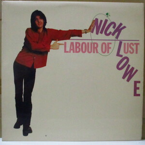 NICK LOWE-Labour Of Lust（UK オリジナル LP+インナー/両面コーティングジャケ)