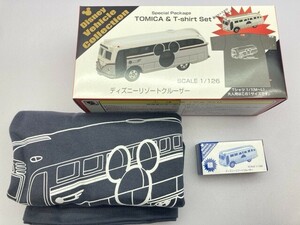 トミー 1/126 スペシャルパッケージ トミカTシャツセット ディズニーリゾートクルーザー ※まとめて取引・同梱不可 [32-1055]