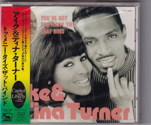 新品未開封CD　アイク＆ティナ・ターナー　”トゥ・メニー・タイズ・ザット・バインド”　TOCP-6597
