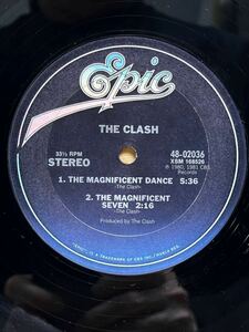 【 HOUSE LEGEND（remix）掲載！！ 】The Clash - The Magnificent Seven ,Epic-48-02036 ,12 , 33 1/3 RPM, Promo ,Stereo, US 1981