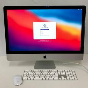 ☆1円着払い Apple アップル A1419 2017年製 iMac Retina 27inch 8GB Intel Core i5 ※画面気泡小