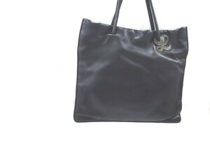 g_t W128 レディース　バッグ　LOEWE ロエベ　ハンドバッグ　冠婚葬祭　縦…約22.5cm、横…約25.5cm、マチ無し　ブラック　袋入り!