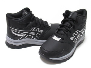 asics LAZERBEAM WF ブラック 黒 24cm アシックス レーザービーム 紐 スノトレ ブーツ ウィンター 雪道 1154A136-020